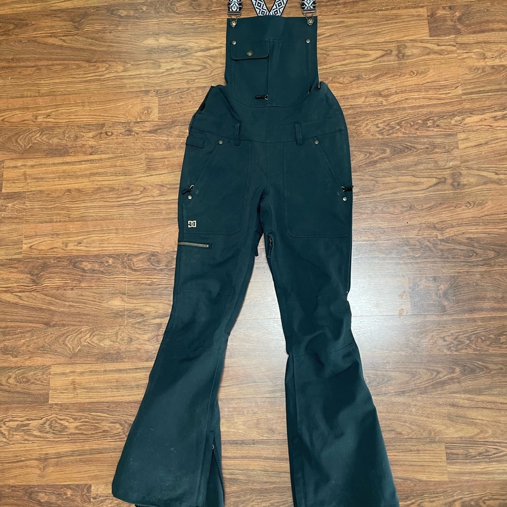 DC Collective Bib Women's Bio 15K 2020 Snowboard Overalls Washed Black XS